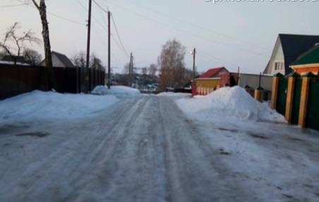 В Брянской области еще один мусоровоз попал в снежную ловушку