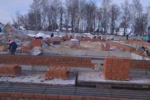 В брянском посёлке Навля готов фундамент для нового корпуса школы