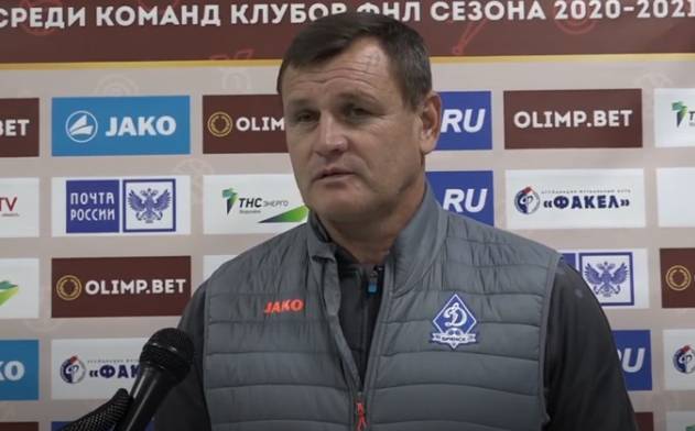 Главный тренер брянского «Динамо» остался доволен игрой подопечных