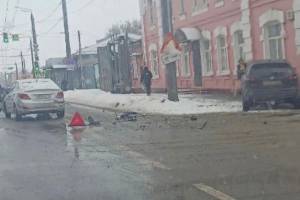 В Брянске на улице Ульянова разбились две легковушки