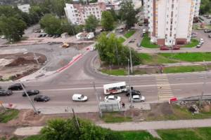 В Брянске похоронный автобус попал в ДТП у перехода