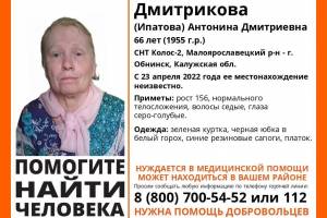 Брянцев попросили помочь в поисках пропавшей 66-летней пенсионерки