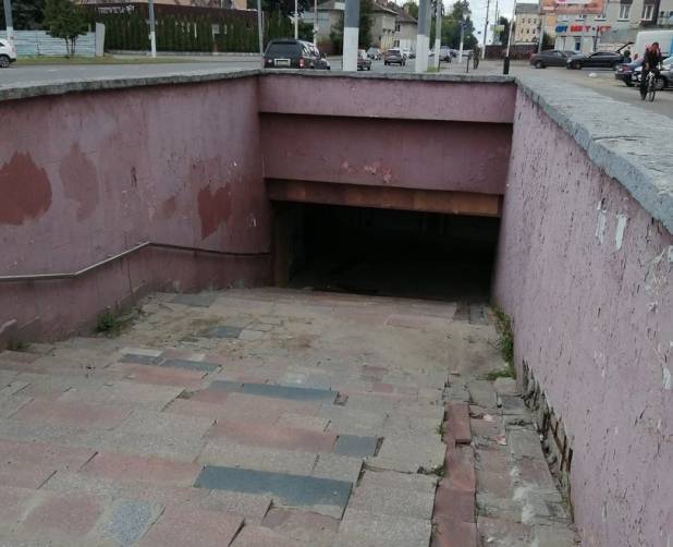 В Брянске капремонт подземного перехода на «Полтиннике» отложили в долгий ящик