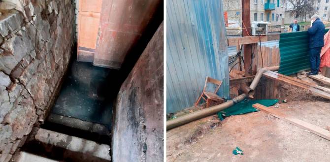 В Клинцах чиновников наказали за затопленные канализацией подвалы домов