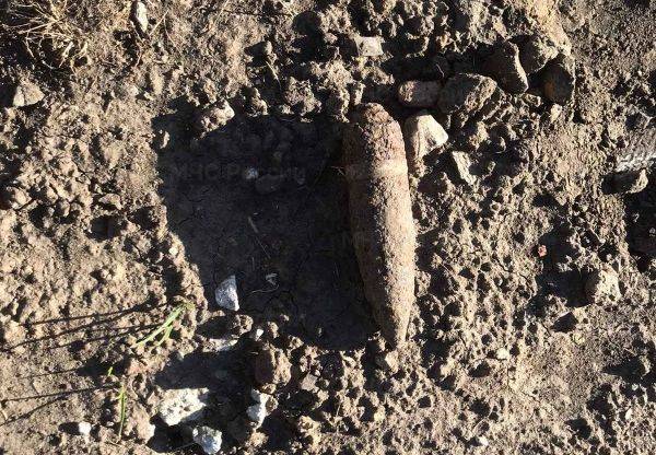 Возле села Вельяминово в Карачевском районе нашли артиллерийский снаряд