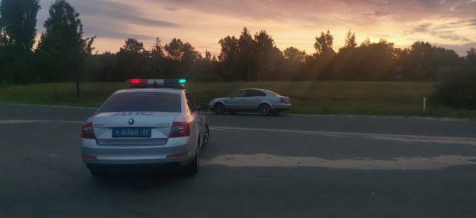 По новозыбковскому селу гонял пьяный 23-летний водитель Volkswagen