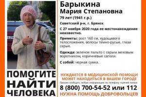 В Брянске нашли живой пропавшую 79-летнюю Марию Барыкину
