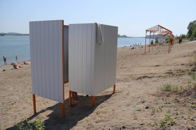 туалет на пляже