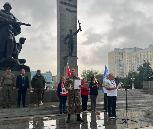 Брянск посетили участники бронепробега «Дорога Мужества»