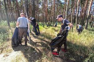 В Брянске из лесного массива близ переулка Уральского вывезли 100 кубометров мусора