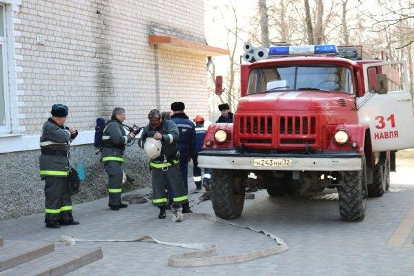 В Навле прошли масштабные учения по ликвидации ЧС