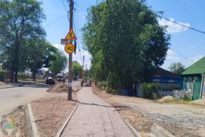 В Фокинском районе Брянска ремонтируют две дороги