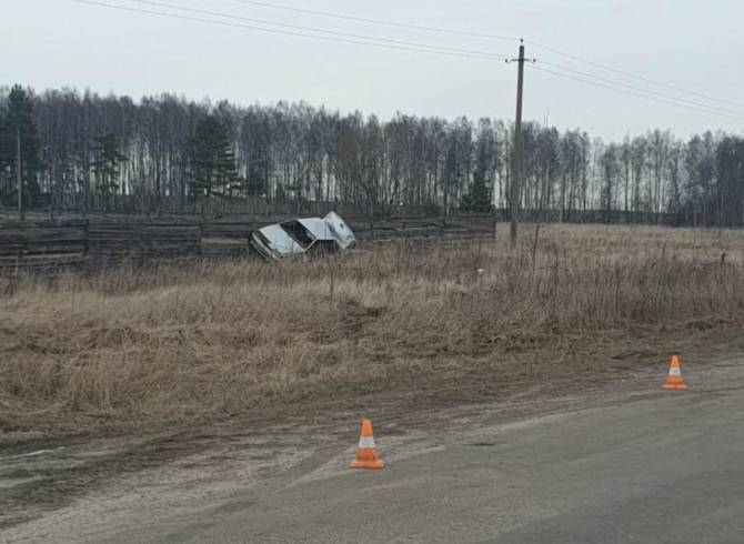 В Навле пьяный водитель сбил женщину, скрылся и вылетел в кювет