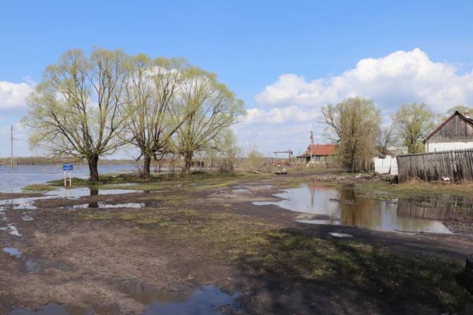 На Брянщине остаются затопленными 15 жилых домов