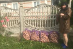 У жителей Дубровки вместе с мусором забрали мешки с картошкой