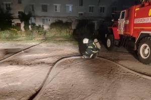 В Сельцо на улице Куйбышева загорелся подвал жилого дома 