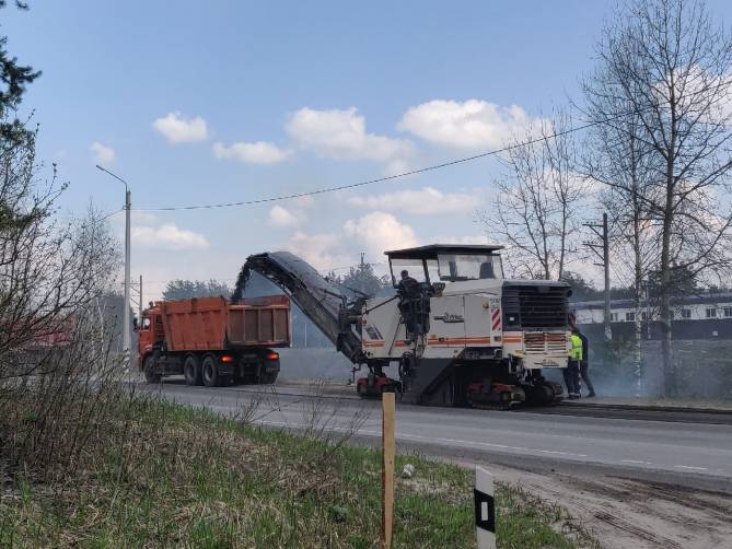 В поселке Свень-Транспортная стартовал дорожный ремонт