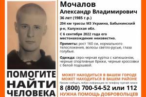 Брянцев попросили помочь в поисках пропавшего на трассе «Украина» 36-летнего Александра Мочалова