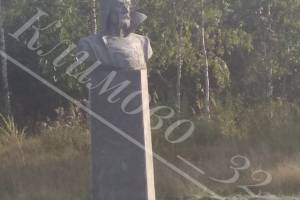 В Климово местный житель поставил памятник Чехову