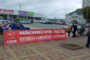 В Брянске устроили пикеты против фальсификаций на выборах в Госдуму