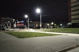 В Брянске осветили новую дорогу на улице Грибачёва