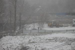 В Брянске начался первый сильный снегопад