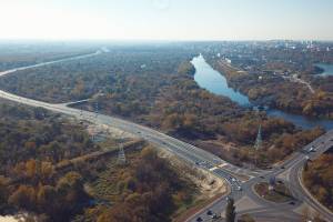 В Брянске новую дорогу-дамбу назвали проспектом Героев