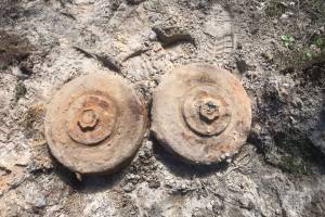 В Унечском районе нашли противотанковые мины