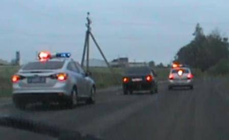 В Брянске пьяный водитель устроил гонки с полицией