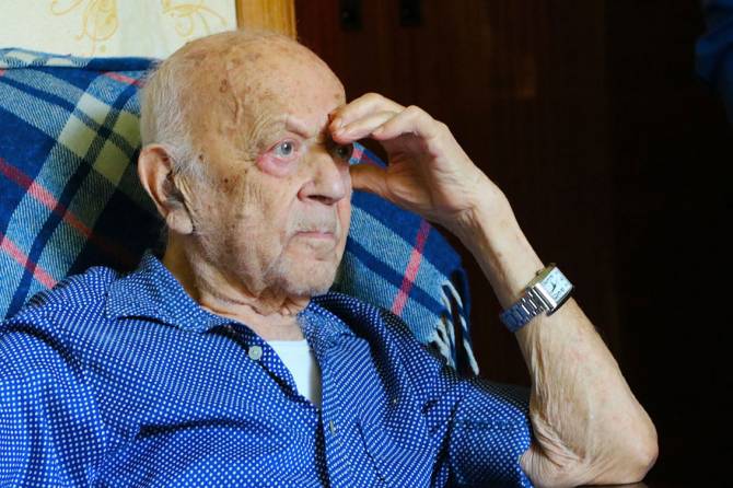 В Брянске ветеран войны отметил 104-й день рождения