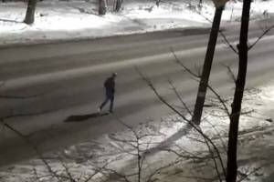 В Брянске на видео попал пешеход-камикадзе