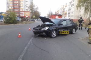 В Брянске на улице Транспортной разбились две легковушки