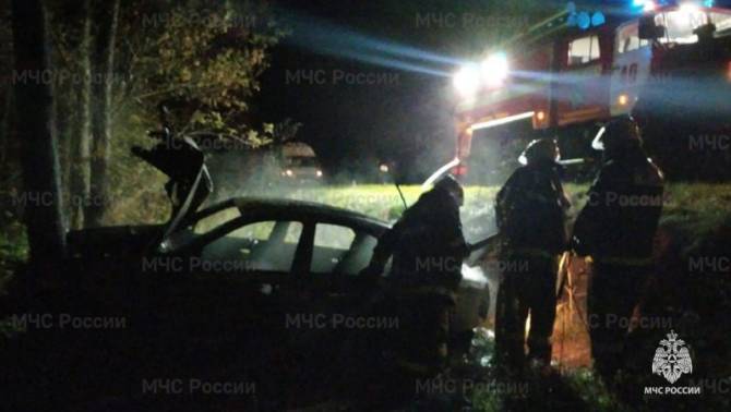 Под Гордеевкой в горящей легковушке погиб 24-летний водитель