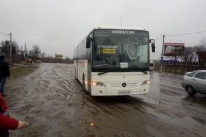 В Выгоничском районе автобус «Мираторга» протаранила птица