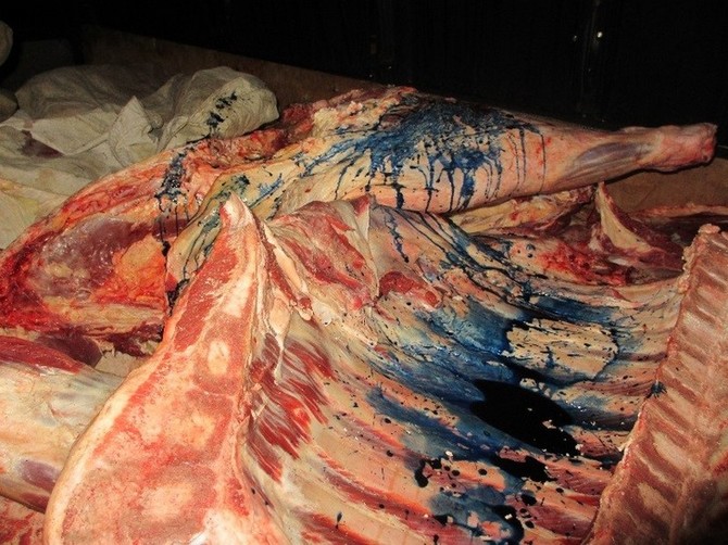 В Брянской области забраковали 800 кг белорусского мяса