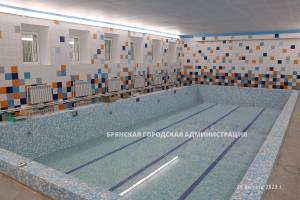В Брянске в гимназии №6 завершился капитальный ремонт бассейна