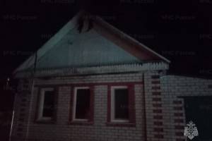 В Злынке на улице Кирова сгорел жилой дом