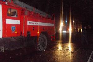 Ночью в Севском районе сгорел жилой дом