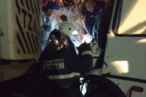 В Севске автобус ПАЗ протаранил бетономешалку: трое ранены