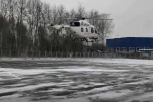 Санитарный вертолет доставил мальчика из Новозыбкова в Брянск