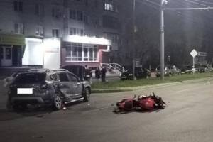 В Брянске из-за водителя иномарки 37-летний байкер сломал руку