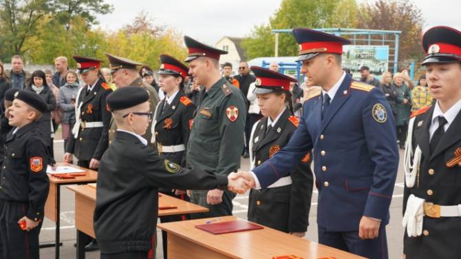 Брянские кадеты школы имени Шкурного дали клятву