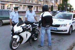 В Брянске оштрафовали 12 байкеров-нарушителей