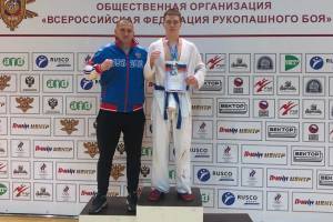 Сын брянского росгвардейца стал призёром Кубка Черноземья по рукопашному бою