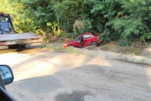 На брянской трассе произошло ДТП на ремонтируемой дороге