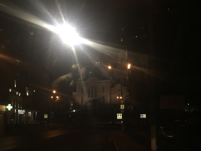 В Клинцах над кафедральным собором заметили «привидение»