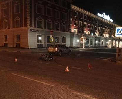 В ДТП с мотоциклом в Бежицком районе пострадал 18-летний водитель