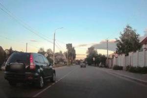 В Брянске водителя Хонды оштрафовали по видео из соцсети