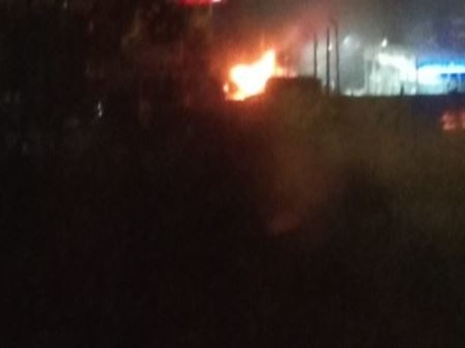 В Брянске произошел пожар на автомойке