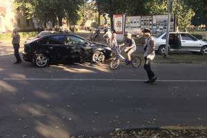 В Брянске никто не пострадал в массовом ДТП на Володарке